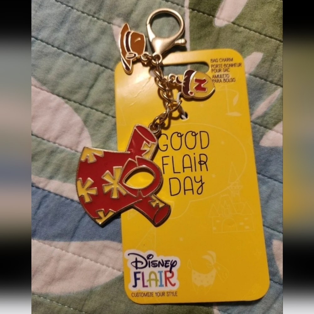 Disney Flair Chip and Dale Keychain